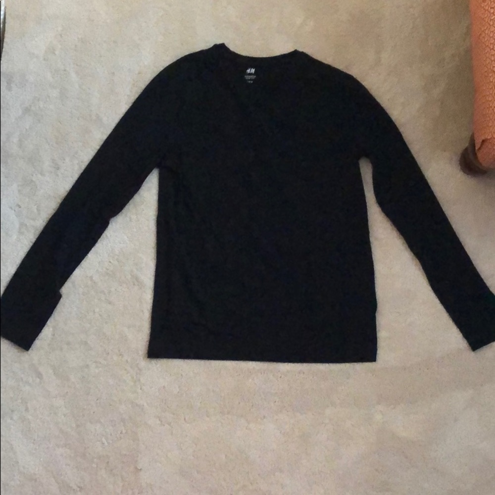 H&M Black long sleeve shirt